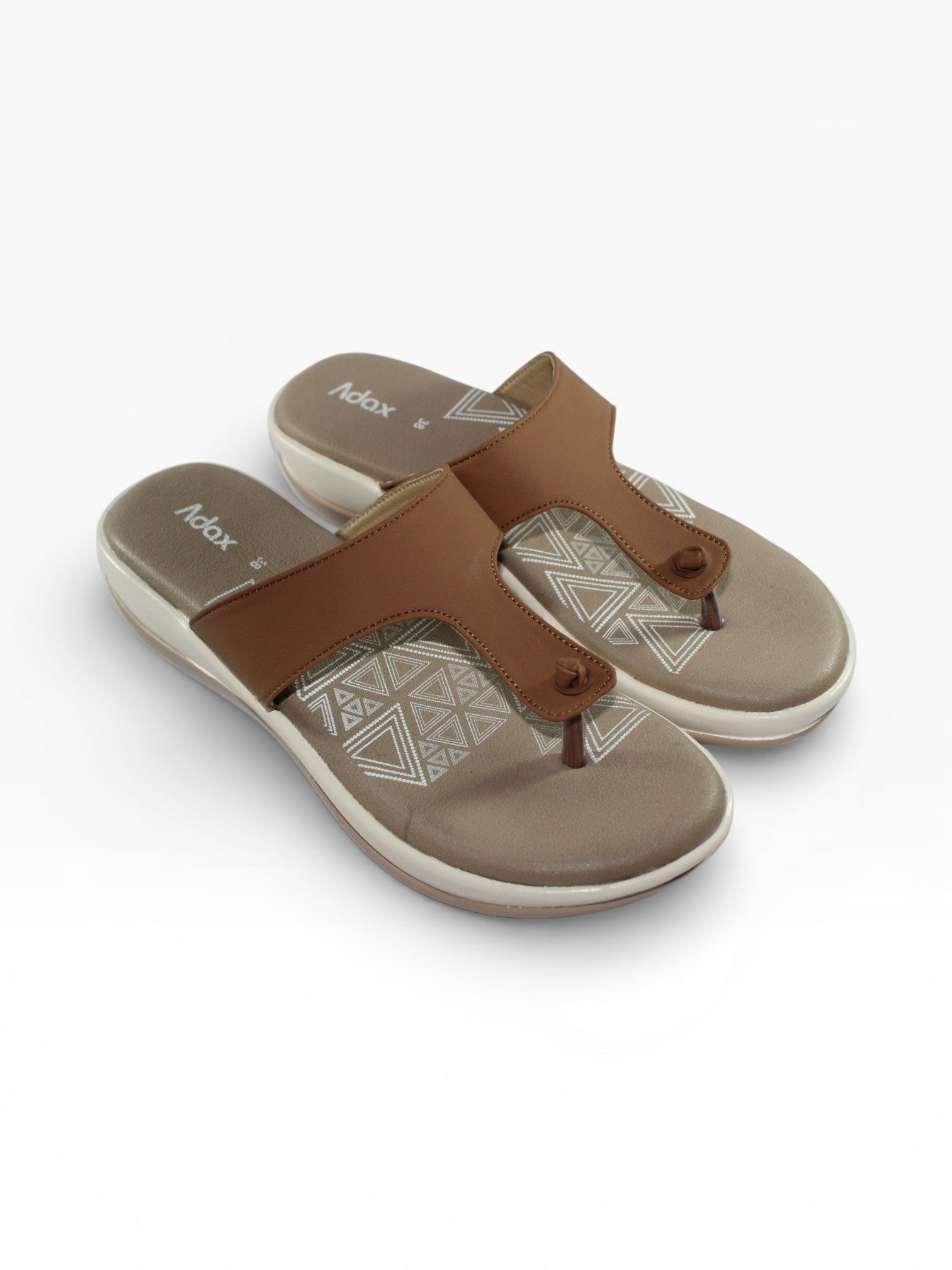"Aztec Sahara" Toe-Post Sandal – Tan