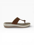 "Aztec Sahara" Toe-Post Sandal – Tan