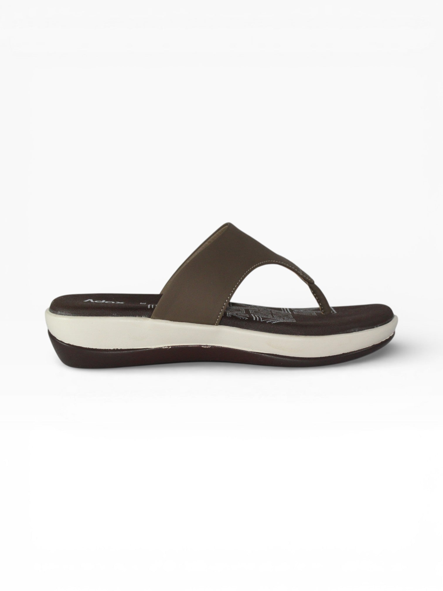 "Aztec Earth" Toe-Post Sandal – Brown