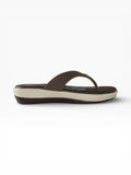 "Aztec Terra" Toe-Post Sandal – Brown