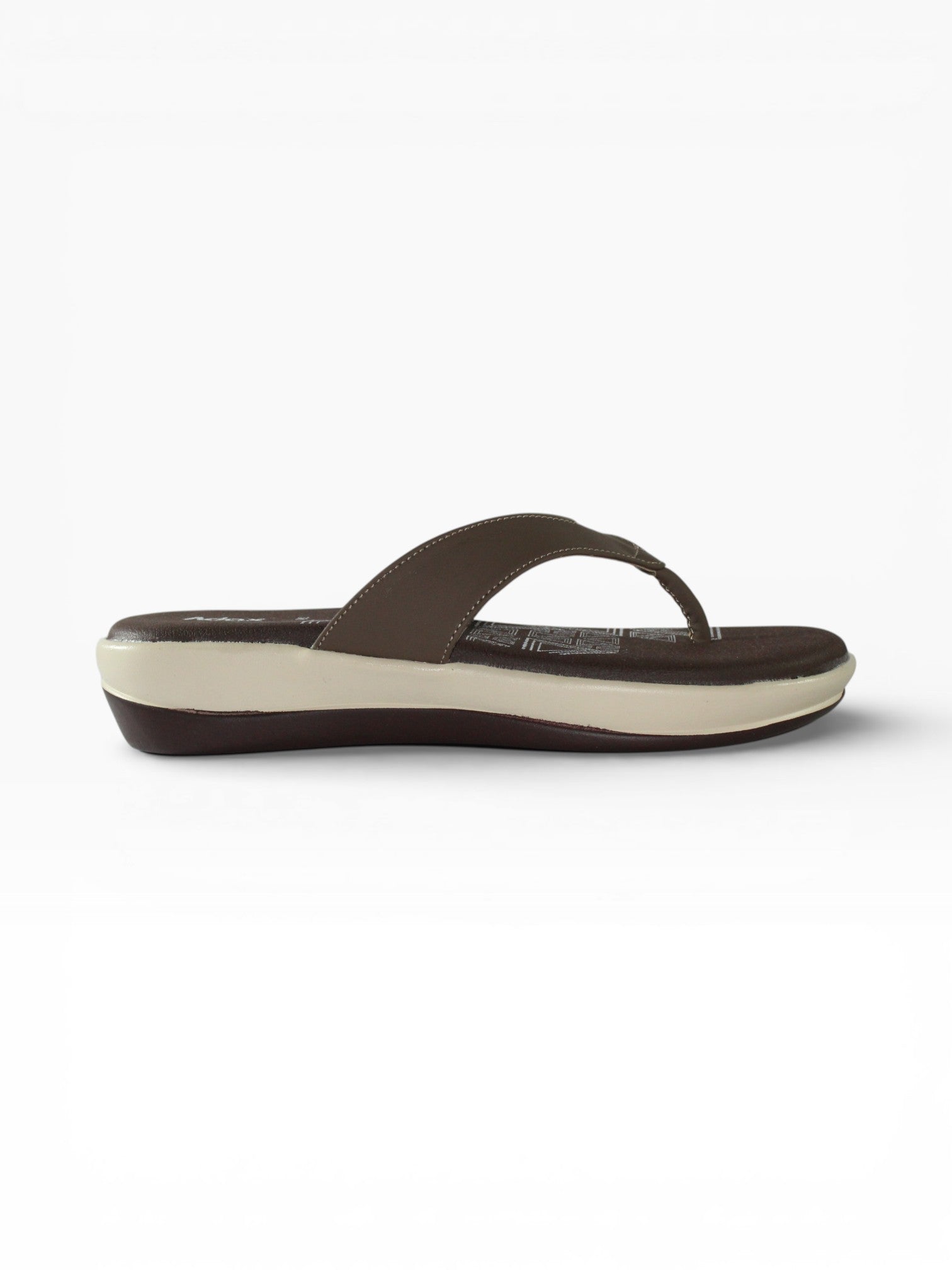 "Aztec Terra" Toe-Post Sandal – Brown