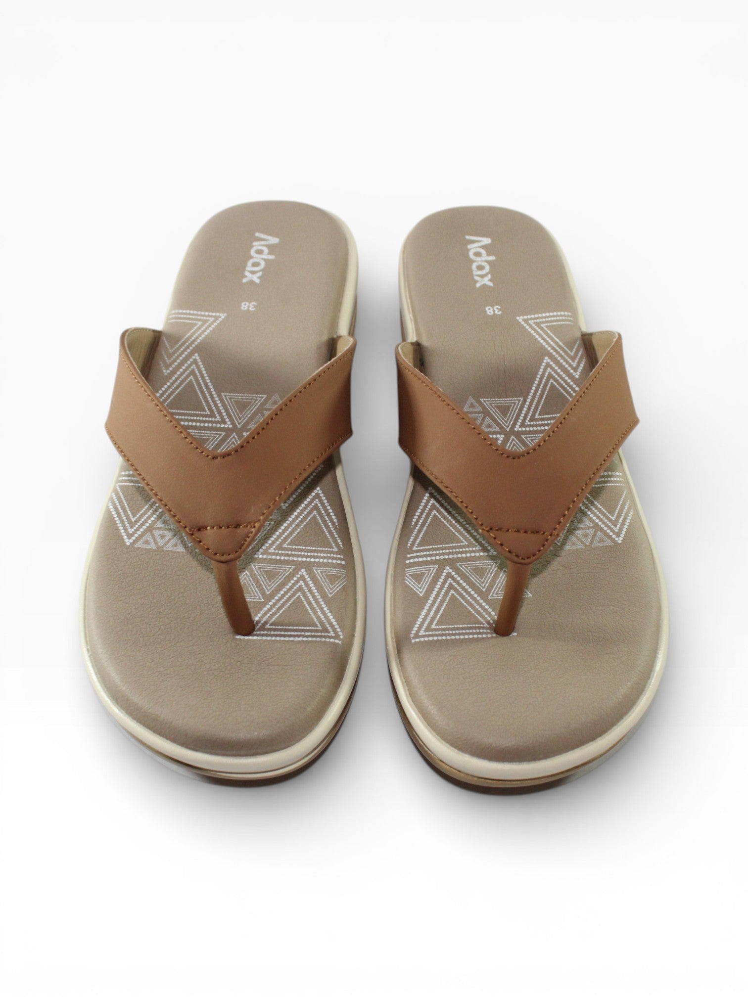 Aztec Canyon" Toe-Post Sandal – Tan