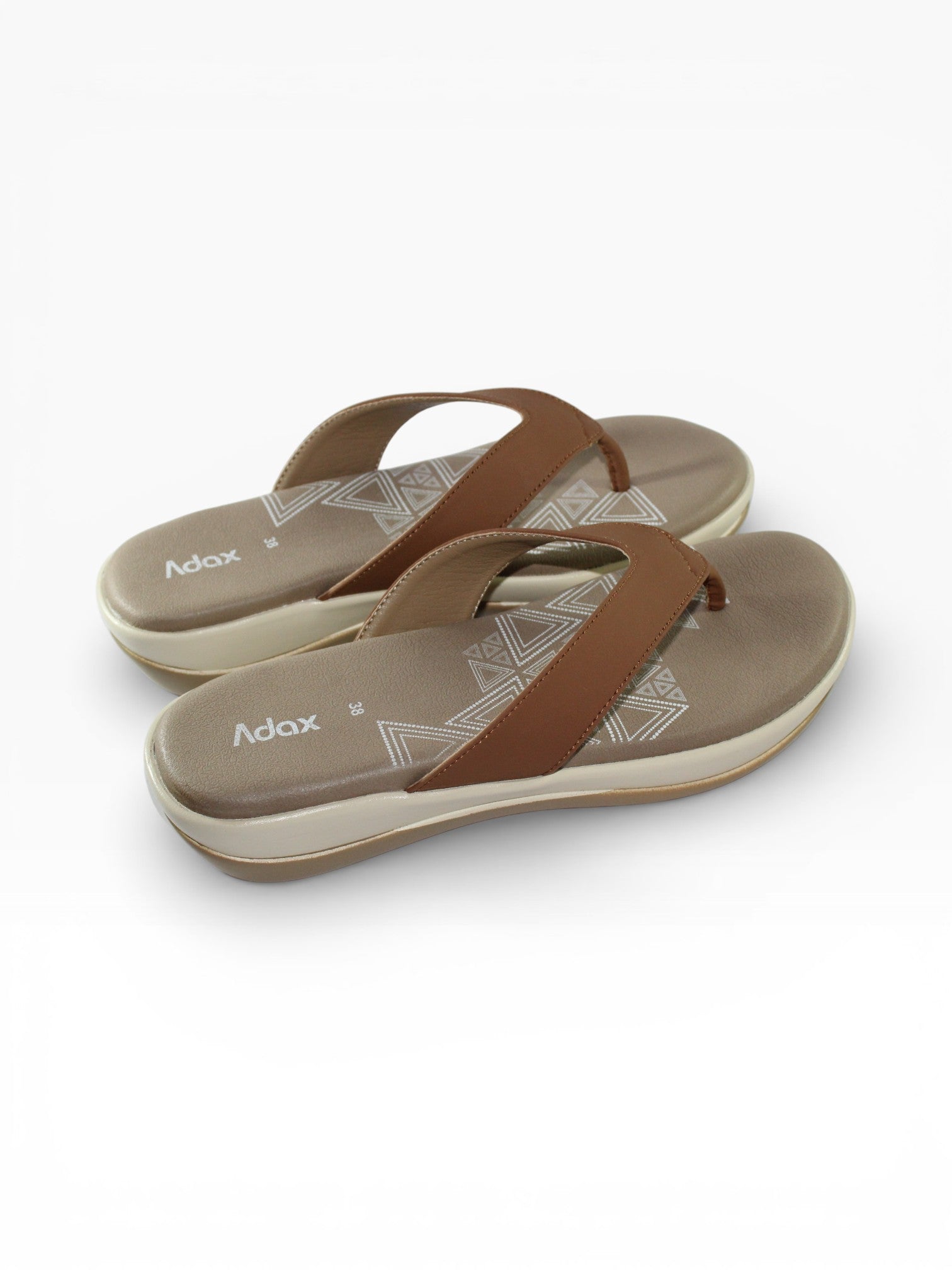 Aztec Canyon" Toe-Post Sandal – Tan