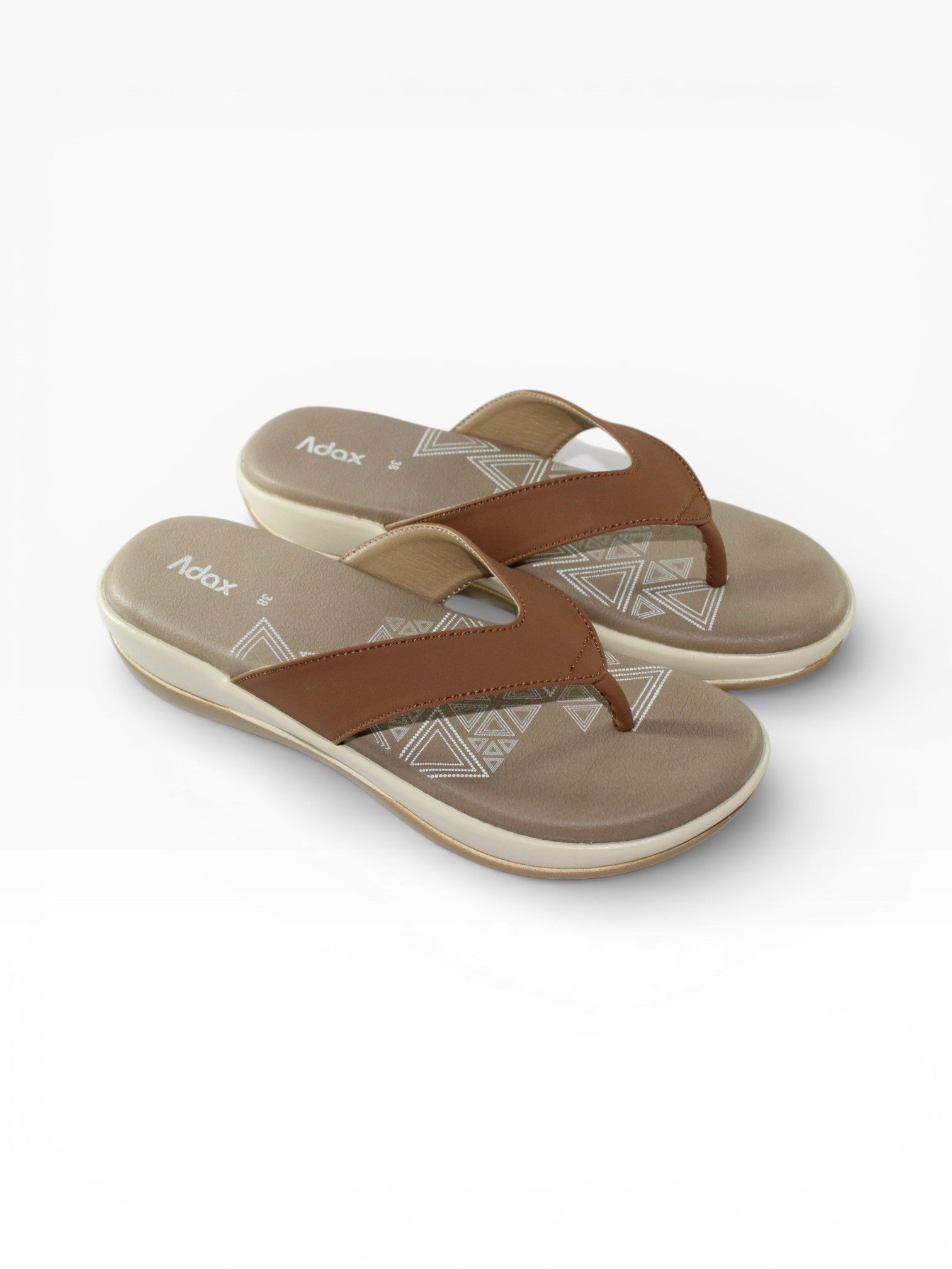 Aztec Canyon" Toe-Post Sandal – Tan